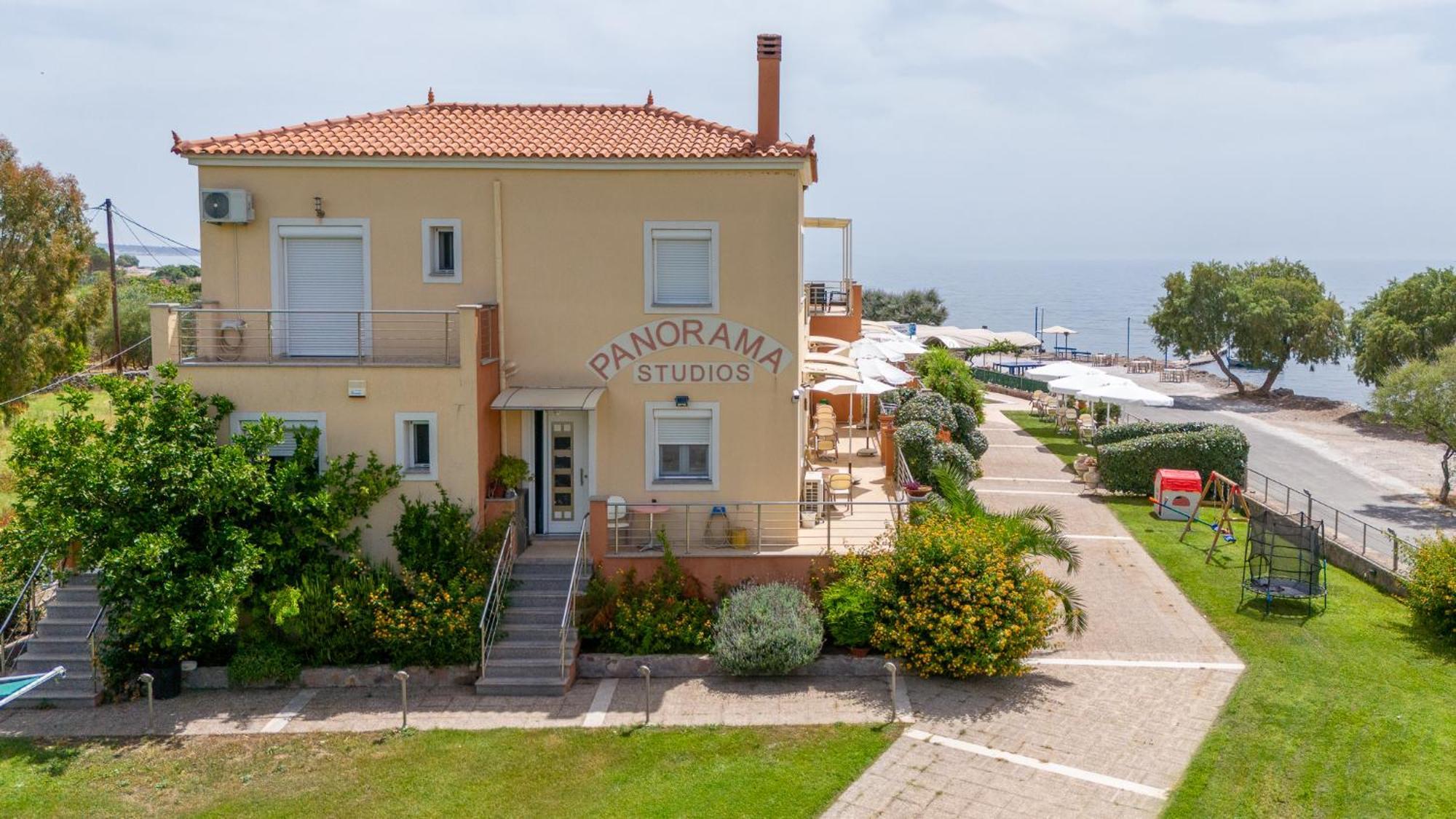 Palaiologou Panorama Apartments Mantamádos 外观 照片